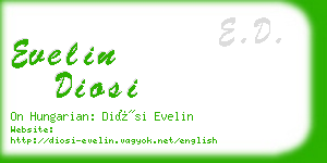 evelin diosi business card